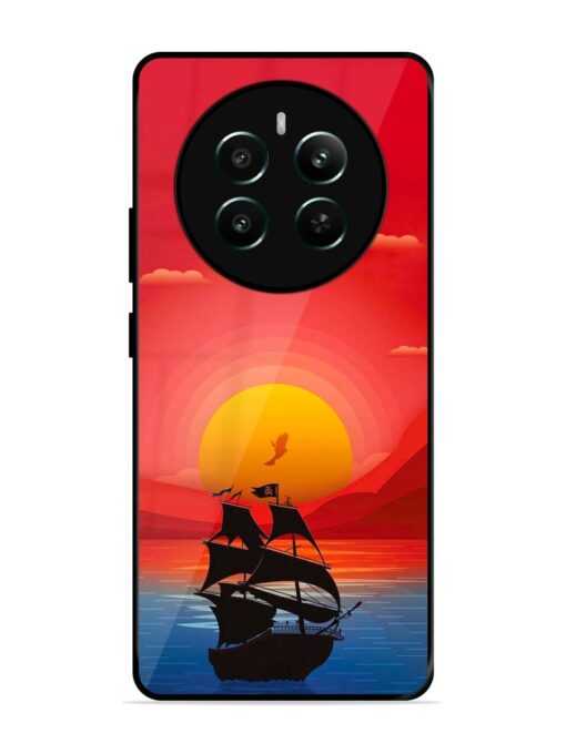 Sunset Sail Glossy Metal Phone Cover for Realme Narzo 70 (5G) Zapvi