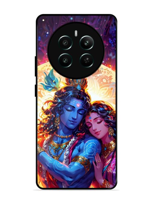 Radha Krishna Art Glossy Metal Phone Cover for Realme Narzo 70 (5G) Zapvi