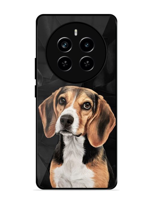 Beagle Portrait Glossy Metal Phone Cover for Realme P1 Pro (5G) Zapvi