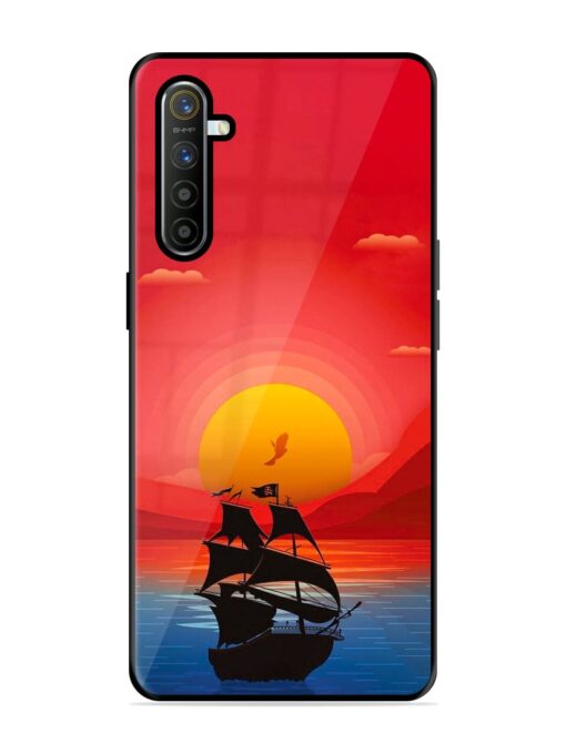 Sunset Sail Glossy Metal Phone Cover for Realme X2