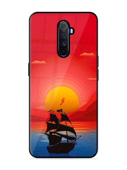 Sunset Sail Glossy Metal Phone Cover for Realme X2 Pro