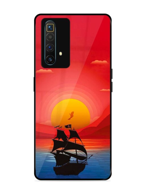 Sunset Sail Glossy Metal Phone Cover for Realme X3 Superzoom