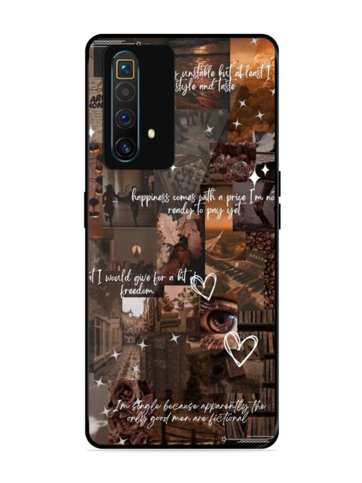 Melancholy Aesthetic Glossy Metal Phone Cover for Realme X3 Superzoom