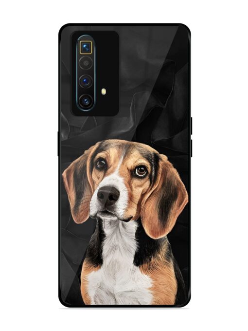 Beagle Portrait Glossy Metal Phone Cover for Realme X3 Superzoom