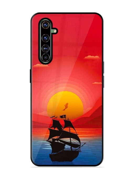 Sunset Sail Glossy Metal Phone Cover for Realme X50 Pro