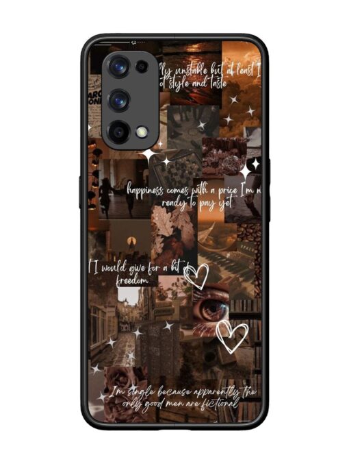 Melancholy Aesthetic Glossy Metal Phone Cover for Realme X7 Pro (5G) Zapvi