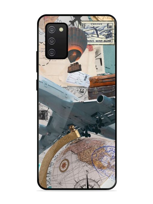 Adventure Awaits Glossy Metal Phone Cover for Samsung Galaxy A02S Zapvi