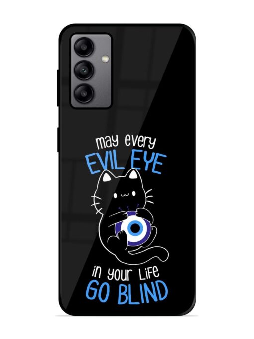 May every evil eye in your life go blind Glossy Metal Phone Cover for Samsung Galaxy A04S Zapvi