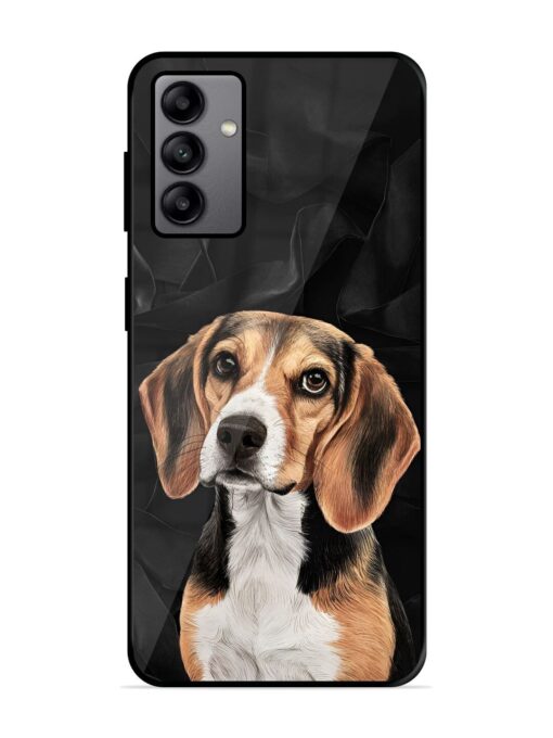 Beagle Portrait Glossy Metal Phone Cover for Samsung Galaxy A04S Zapvi