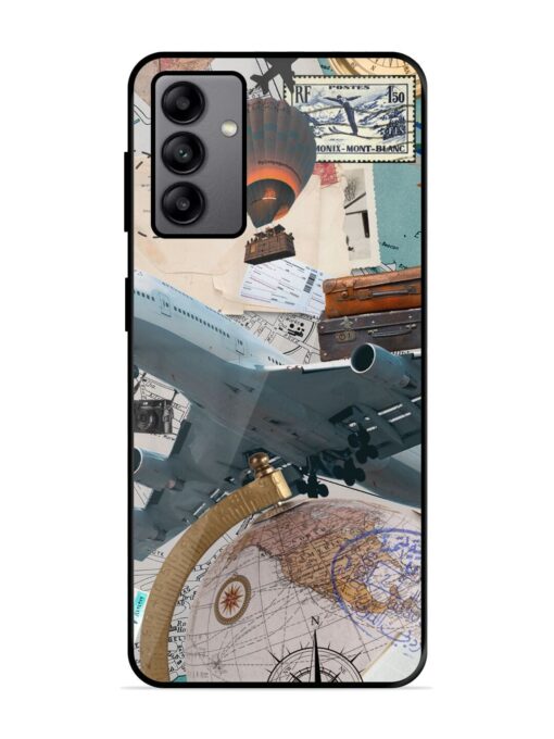 Adventure Awaits Glossy Metal Phone Cover for Samsung Galaxy A04S Zapvi