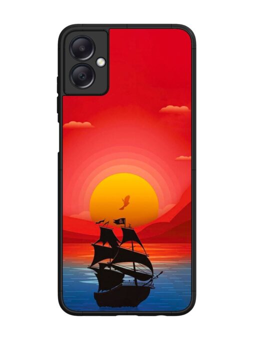 Sunset Sail Glossy Metal Phone Cover for Samsung Galaxy A05 Zapvi