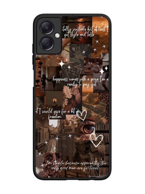 Melancholy Aesthetic Glossy Metal Phone Cover for Samsung Galaxy A05 Zapvi