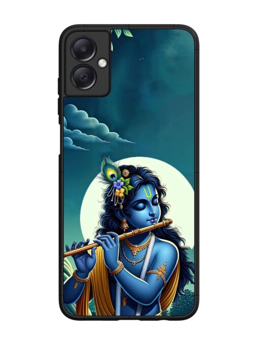 Krishna's Divine Flute Glossy Metal Phone Cover for Samsung Galaxy A05 Zapvi