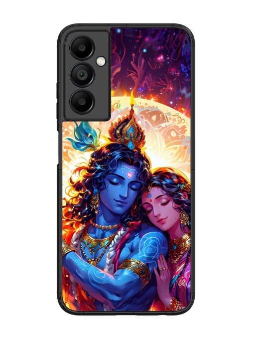 Radha Krishna Art Glossy Metal Phone Cover for Samsung Galaxy A05S