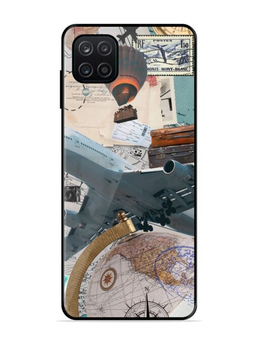 Adventure Awaits Glossy Metal Phone Cover for Samsung Galaxy A12 Zapvi