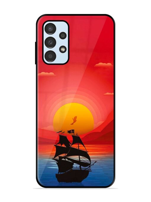 Sunset Sail Glossy Metal Phone Cover for Samsung Galaxy A13