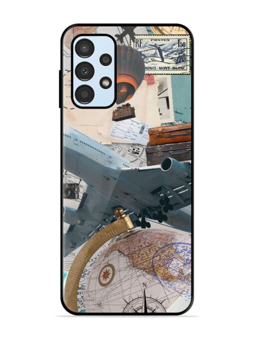 Adventure Awaits Glossy Metal Phone Cover for Samsung Galaxy A13 Zapvi