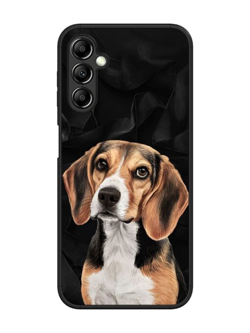 Beagle Portrait Glossy Metal Phone Cover for Samsung Galaxy A14 (5G) Zapvi