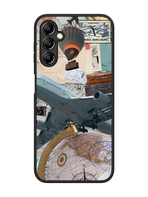 Adventure Awaits Glossy Metal Phone Cover for Samsung Galaxy A14 (5G)