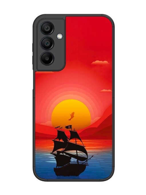 Sunset Sail Glossy Metal Phone Cover for Samsung Galaxy A15 (5G) Zapvi