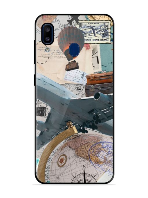 Adventure Awaits Glossy Metal Phone Cover for Samsung Galaxy A20 Zapvi