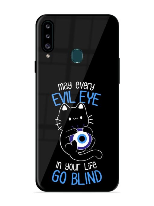 May every evil eye in your life go blind Glossy Metal Phone Cover for Samsung Galaxy A20S Zapvi