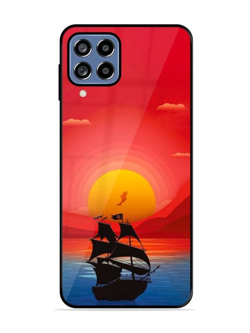 Sunset Sail Glossy Metal Phone Cover for Samsung Galaxy A22 (4G)