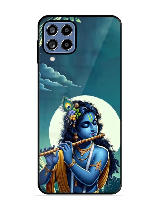 Krishna's Divine Flute Glossy Metal Phone Cover for Samsung Galaxy A22 (4G)