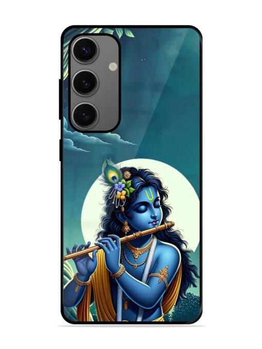 Krishna's Divine Flute Glossy Metal Phone Cover for Samsung Galaxy A25 (5G) Zapvi