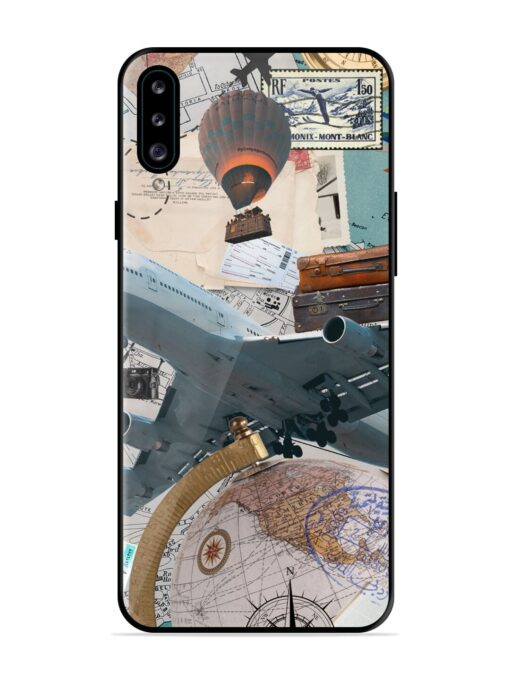 Adventure Awaits Glossy Metal Phone Cover for Samsung Galaxy A30S Zapvi