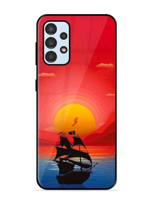 Sunset Sail Glossy Metal Phone Cover for Samsung Galaxy A33 (5G)