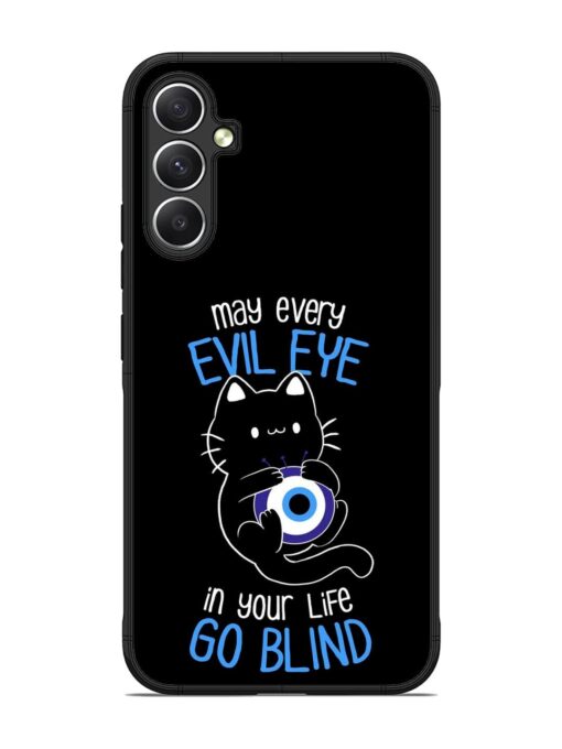 May every evil eye in your life go blind Glossy Metal Phone Cover for Samsung Galaxy A34 (5G)