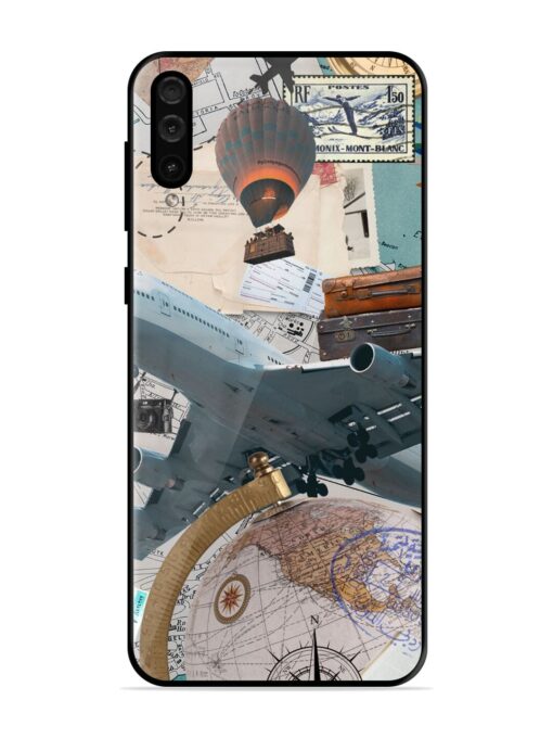 Adventure Awaits Glossy Metal Phone Cover for Samsung Galaxy A50 Zapvi