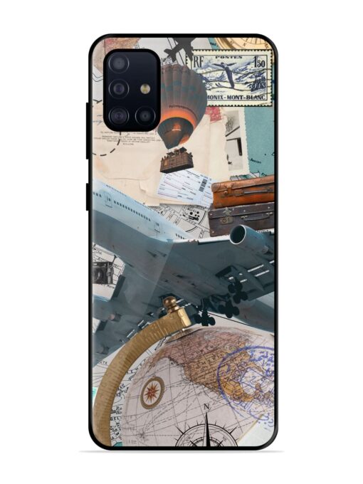 Adventure Awaits Glossy Metal Phone Cover for Samsung Galaxy A51 Zapvi