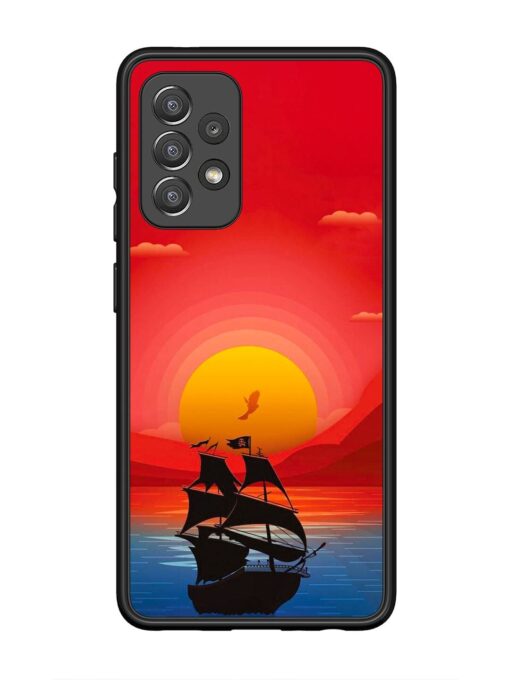 Sunset Sail Glossy Metal Phone Cover for Samsung Galaxy A52 (5G)