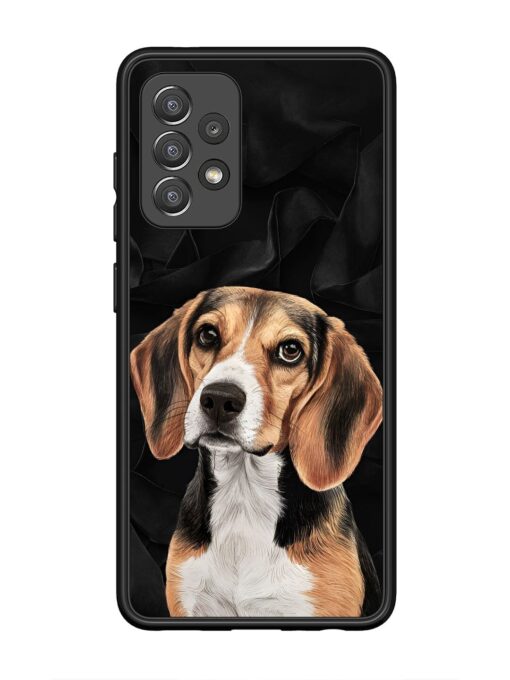 Beagle Portrait Glossy Metal Phone Cover for Samsung Galaxy A52 (5G) Zapvi