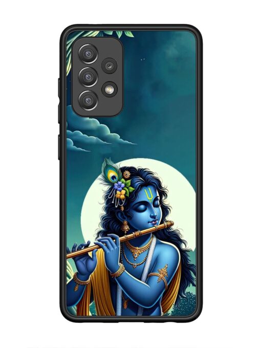 Krishna's Divine Flute Glossy Metal Phone Cover for Samsung Galaxy A52 (5G)