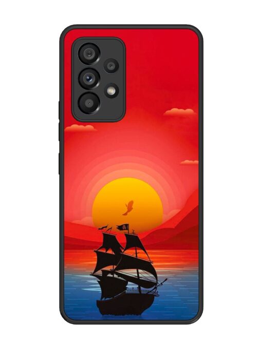 Sunset Sail Glossy Metal Phone Cover for Samsung Galaxy A53 (5G)