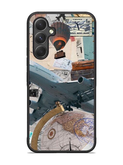 Adventure Awaits Glossy Metal Phone Cover for Samsung Galaxy A54 (5G)