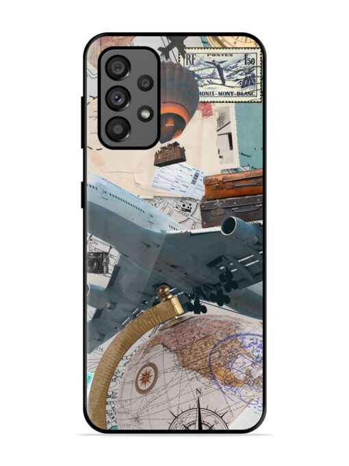 Adventure Awaits Glossy Metal Phone Cover for Samsung Galaxy A73 (5G)