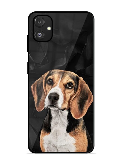 Beagle Portrait Glossy Metal Phone Cover for Samsung Galaxy F14 (5G) Zapvi