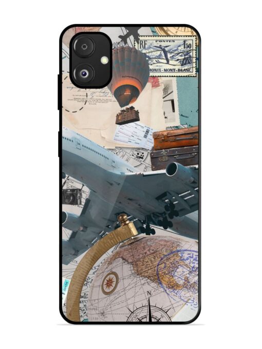 Adventure Awaits Glossy Metal Phone Cover for Samsung Galaxy F14 (5G) Zapvi