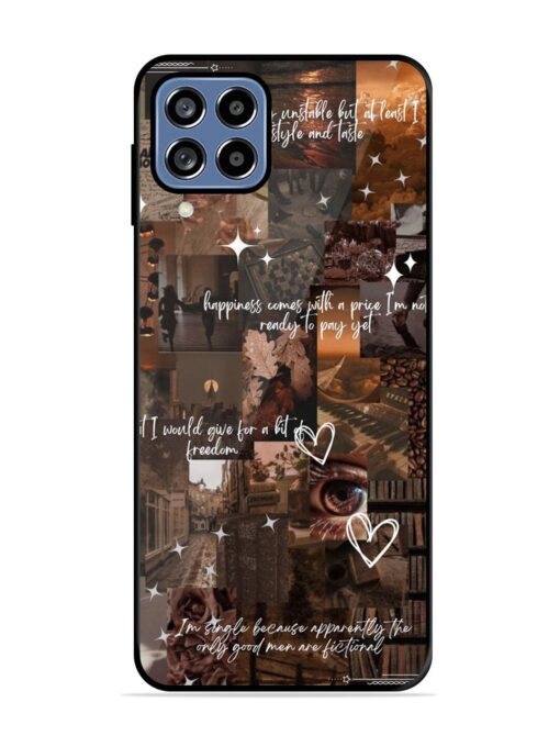 Melancholy Aesthetic Glossy Metal Phone Cover for Samsung Galaxy F22