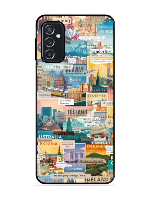 Travel Inspiration Collage Glossy Metal Phone Cover for Samsung Galaxy F23 (5G)