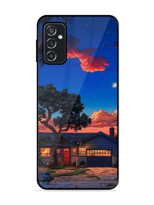 Serene Suburban Twilight Glossy Metal Phone Cover for Samsung Galaxy F23 (5G)