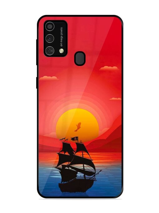 Sunset Sail Glossy Metal Phone Cover for Samsung Galaxy F41