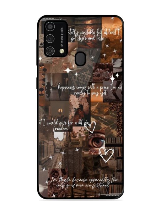 Melancholy Aesthetic Glossy Metal Phone Cover for Samsung Galaxy F41