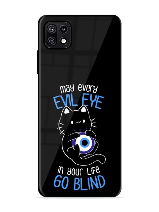 May every evil eye in your life go blind Glossy Metal Phone Cover for Samsung Galaxy F42 (5G)