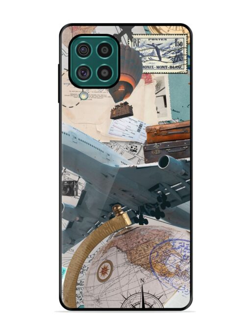 Adventure Awaits Glossy Metal Phone Cover for Samsung Galaxy F62