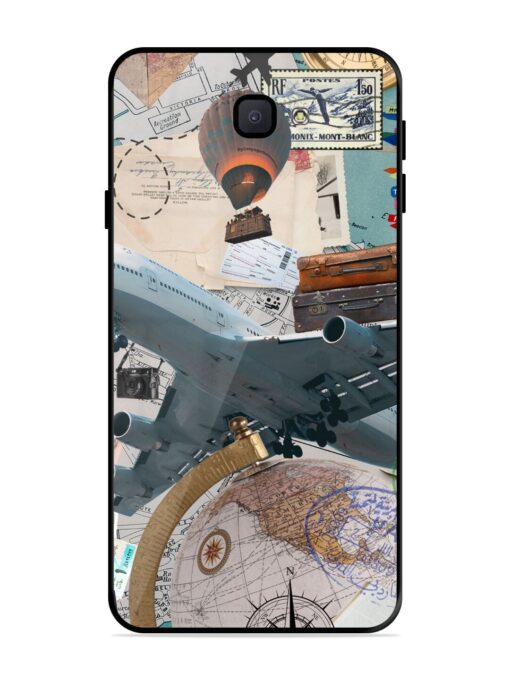 Adventure Awaits Glossy Metal Phone Cover for Samsung Galaxy J7 Prime Zapvi